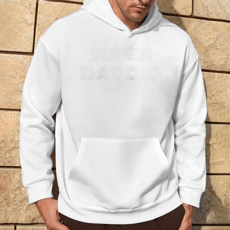 Super Daddioatertagsspaß Retro-Stil Papa Raglan Kapuzenpullover Lebensstil