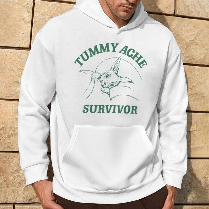 Tummy Ache Survivor Rabbit Meme Bunny Lover Hoodie Lifestyle