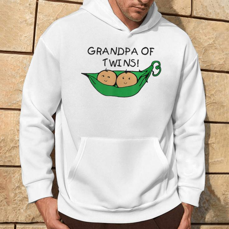 Two Peas In A Pod Grandpa Of Twins Hoodie Lifestyle