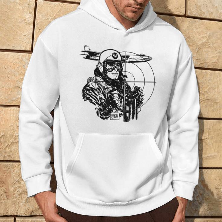 Usa World War 2 Bomber Ww2 Vintage Wwii Military Pilot Hoodie Lifestyle