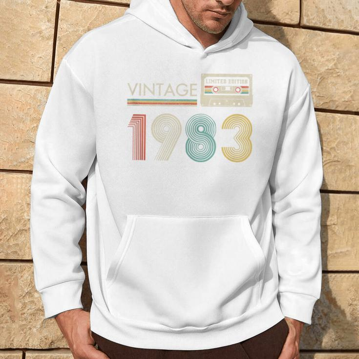 Vintage Cassette Limited Edition 1983 Birthday Hoodie Lifestyle