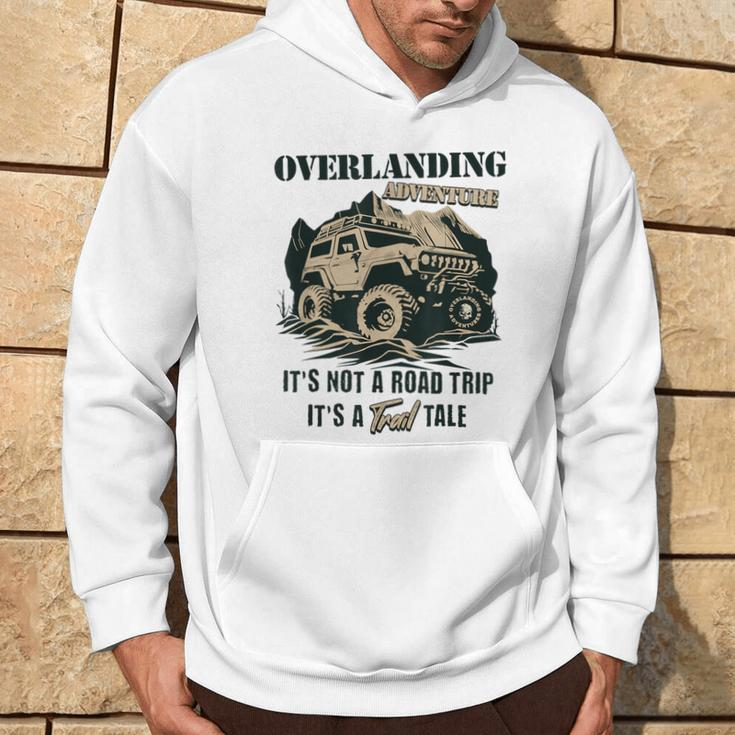 Vintage Overlanding Truck Camping Off-Road Adventures Hoodie Lifestyle