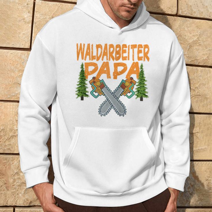 Waldarbeiter Papa Baumfäller Bäume Fällen Im Wald Kapuzenjacke Kapuzenpullover Lebensstil