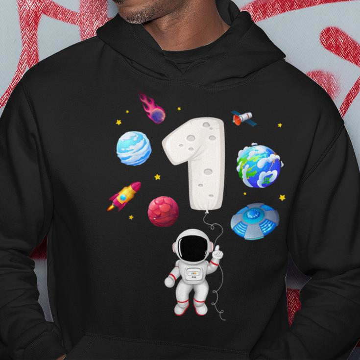 1 Astronaut Geburtstagsfeier 1 Jahr Altes Astronomie-Kostüm Hoodie Lustige Geschenke
