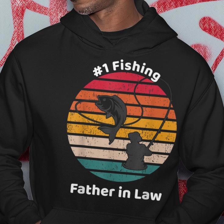 1 Fishing Father In Law Graphic Fisherman Fathers Day Hoodie Unique Gifts