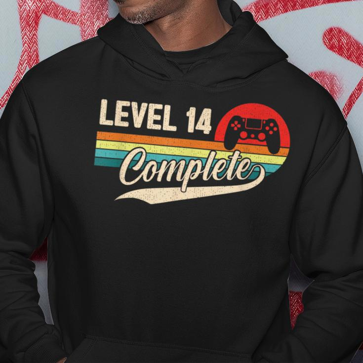 14 Wedding Anniversary For Couple Level 14 Complete Vintage Hoodie Unique Gifts