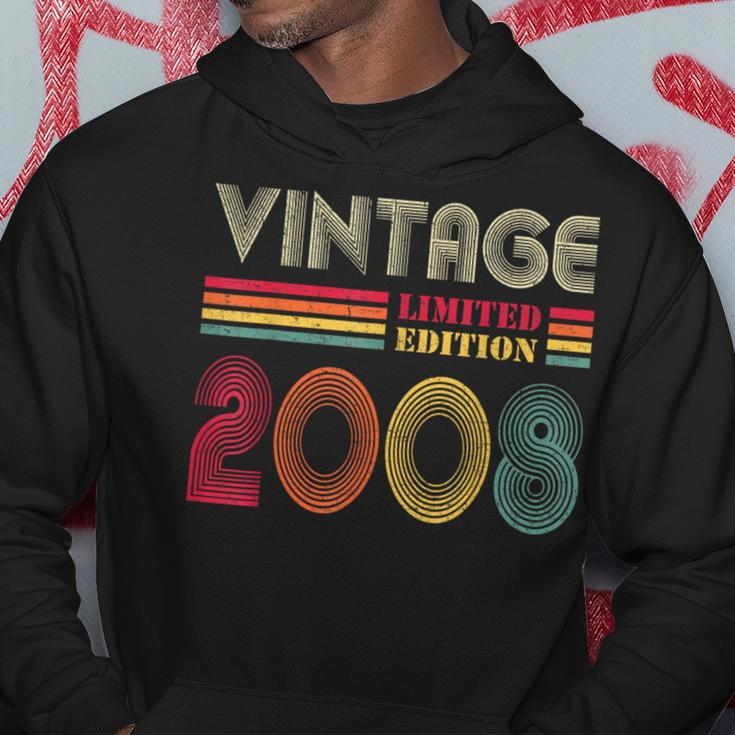 14 Year Old Vintage 2008 Limited Edition 14Th Birthday Hoodie Unique Gifts