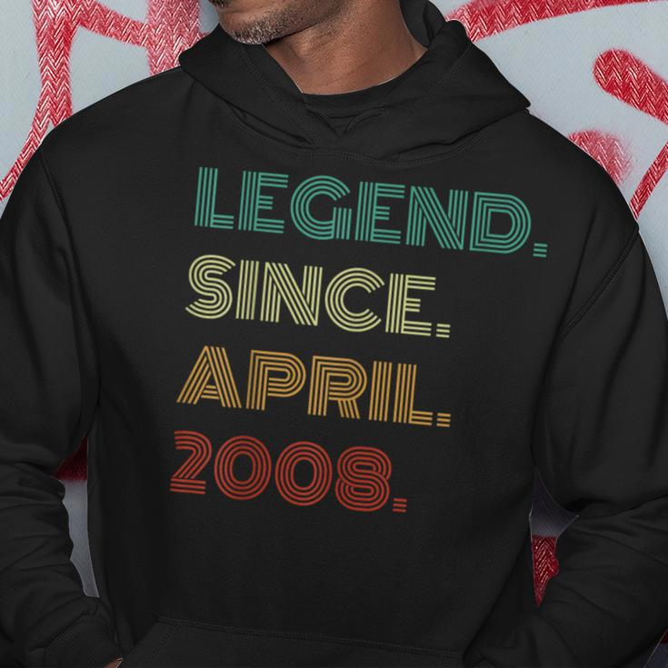 16 Years Old Legend Since April 2008 16Th Birthday Hoodie Funny Gifts
