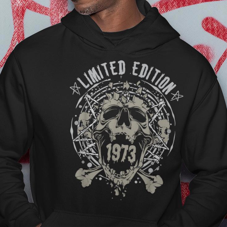 1973 Limited Edition Retro Vintage Skull Milestone Birthday Hoodie Unique Gifts