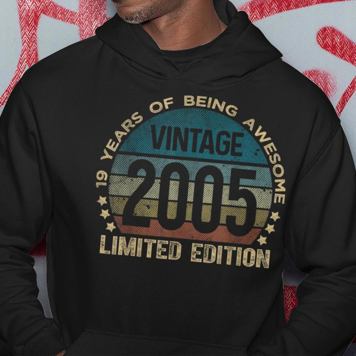 19Th Birthday 19 Year Old Vintage 2005 Limited Edition Hoodie Personalized Gifts
