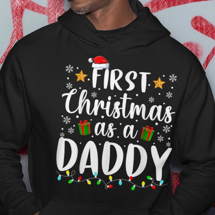 1St First Christmas As A Daddy New Parents Christmas Xmas Hoodie Funny Gifts