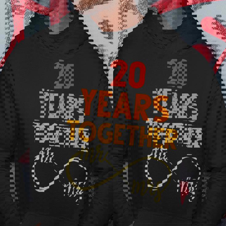 20 Años Juntos Sr & Señora Pareja Coincidencia 20 Aniversario Sudadera Regalos divertidos