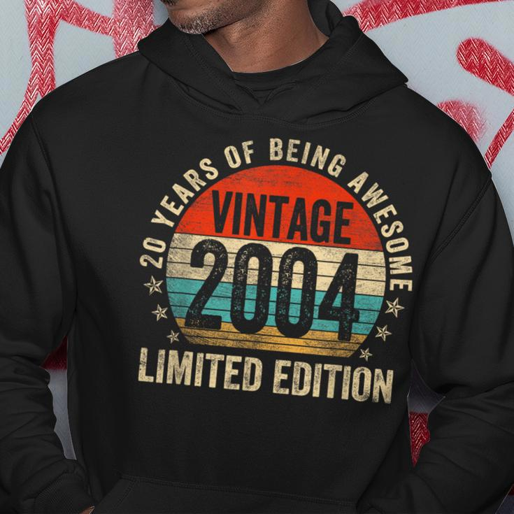 20 Years Old Vintage 2004 Limited Edition 20Th Birthday Hoodie Personalized Gifts