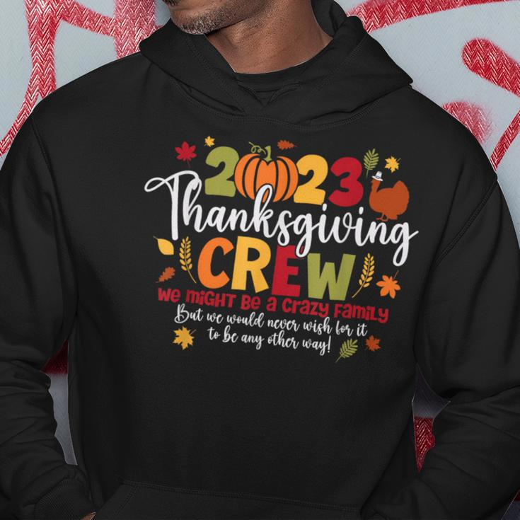2023 Thanksgiving Crew Turkey Matching Family Thanksgiving Hoodie Funny Gifts