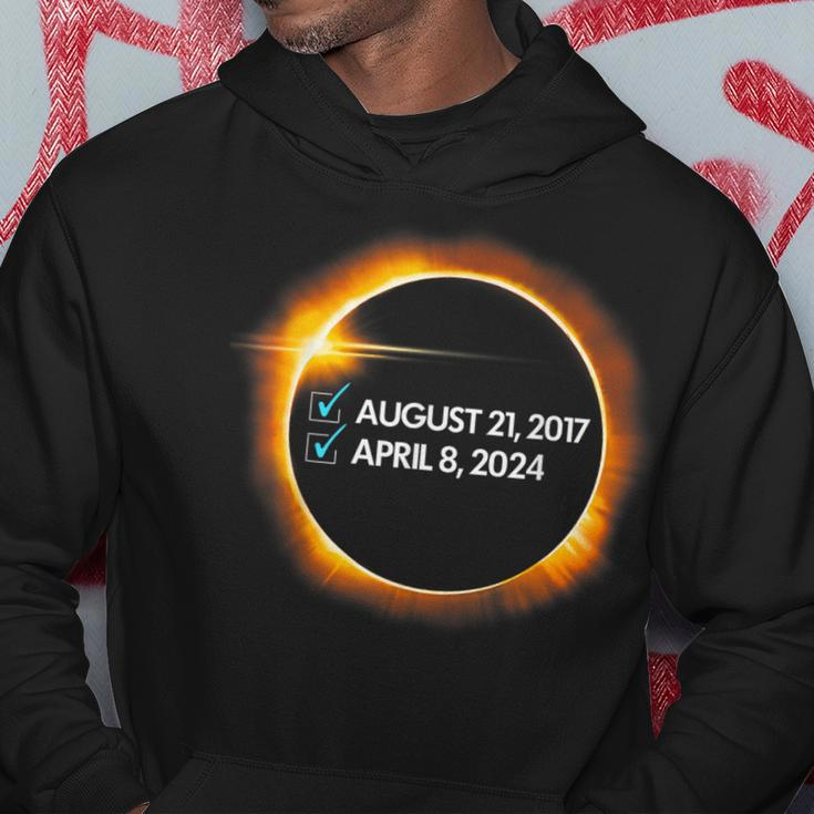 2024 2017 Total Solar Eclipse Twice In A Lifetime Hoodie Unique Gifts