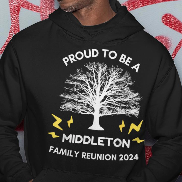 2024 Middleton Family Reunion Party Matching Family Tree Hoodie Unique Gifts