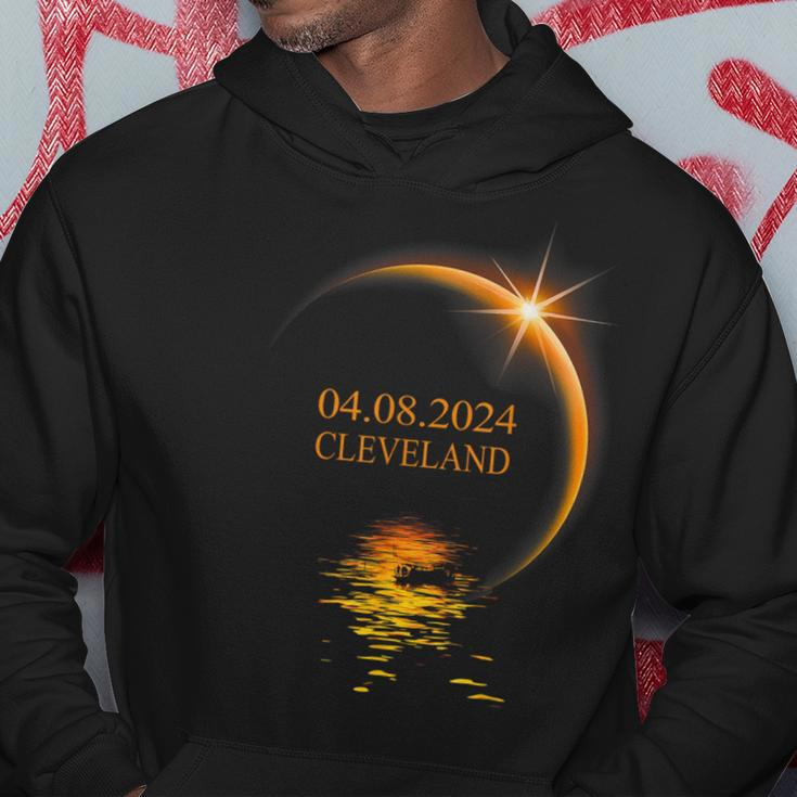 2024 Solar Eclipse Cleveland Ohio Usa Totality Hoodie Unique Gifts