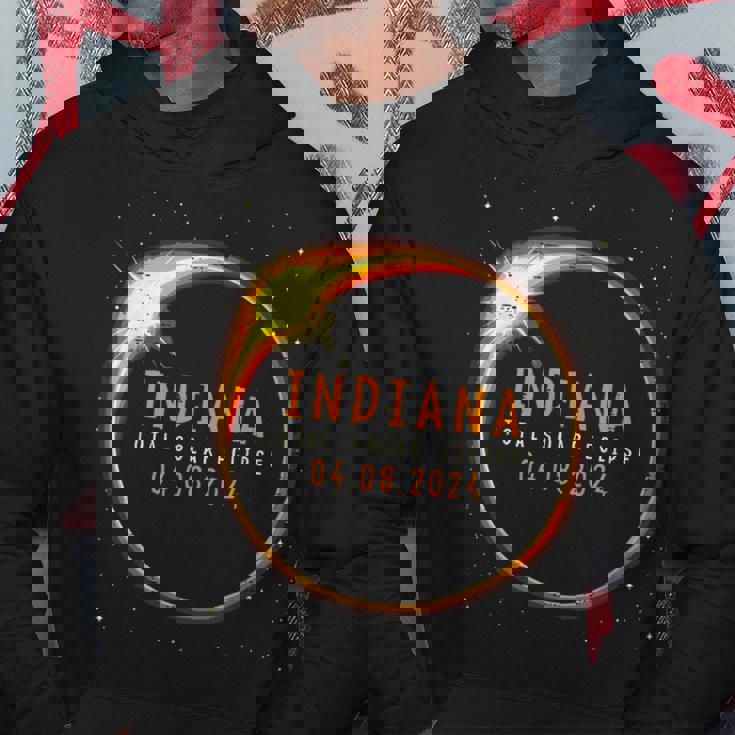 2024 Solar Eclipse Indiana Usa Totality Hoodie Unique Gifts