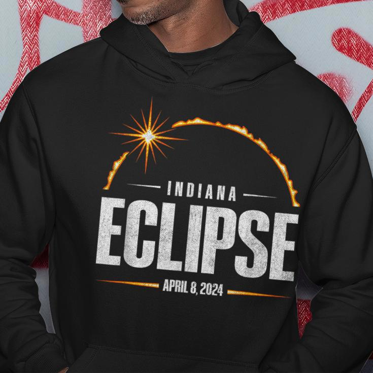 2024 Total Solar Eclipse Indiana Total Eclipse 2024 Hoodie Unique Gifts