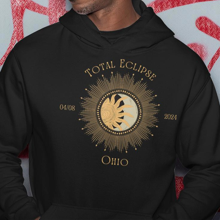2024 Total Solar Eclipse State Ohio April 8 2024 Hoodie Unique Gifts