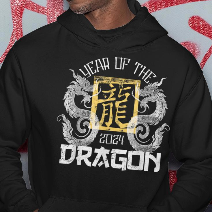 2024 Year Of The Dragon Chinese Zodiac Chinese New Year Hoodie Funny Gifts