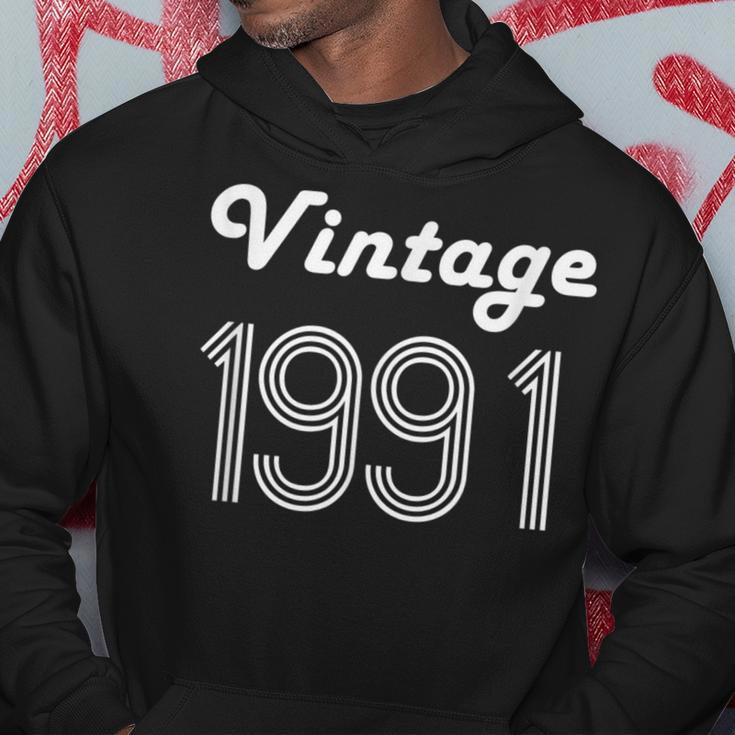 30Th Birthday For Age 30 Year Old Vintage 1991 Son Hoodie Unique Gifts