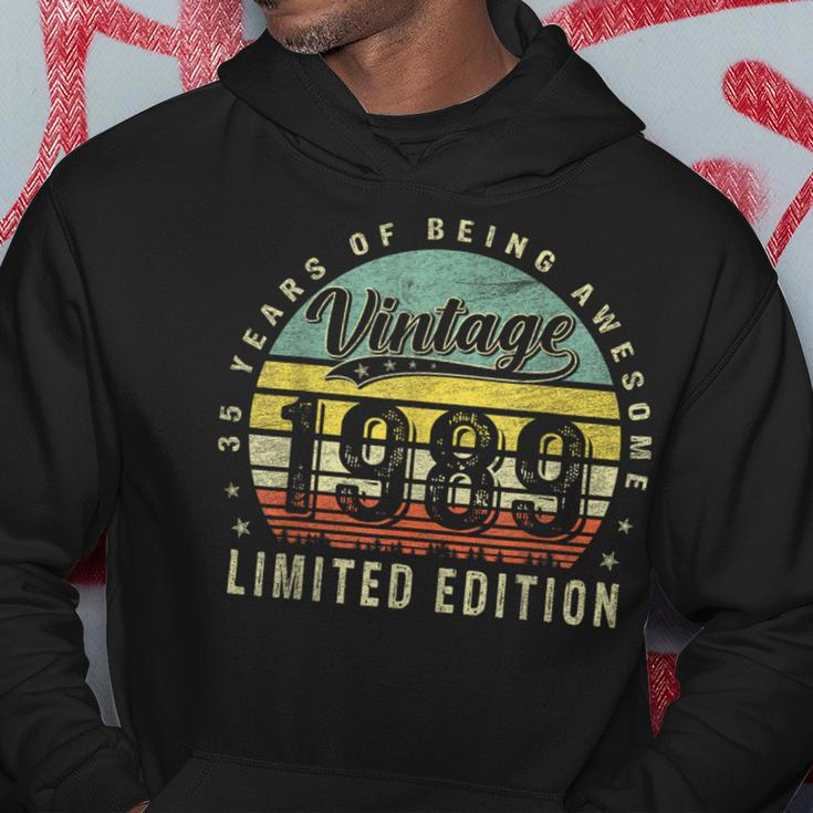 35 Year Old Vintage 1989 Limited Edition 35Th Birthday Hoodie Unique Gifts