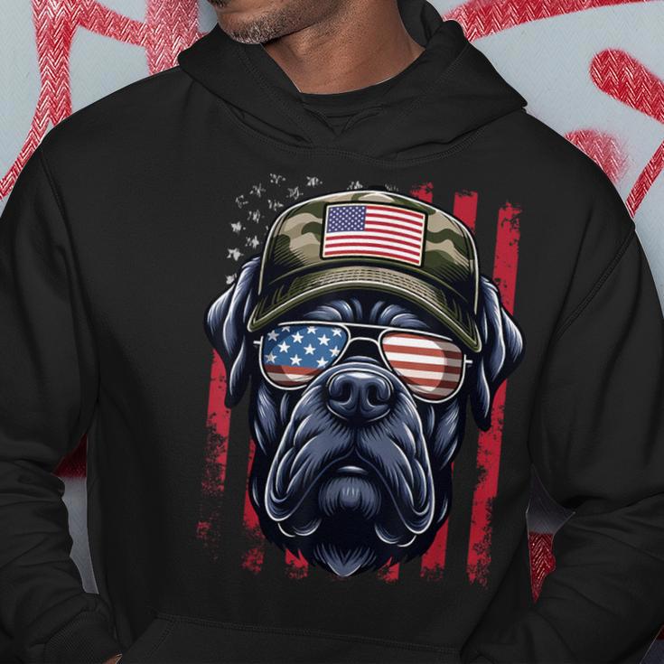 4 Juli Cane Corso Usa Flagge Papaater Amerika Männer Jungen Kapuzenpullover Lustige Geschenke