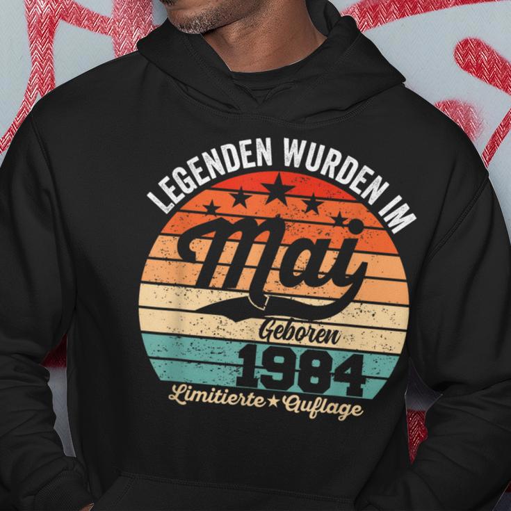 40 Geburtstag Geschenk Mann Legenden Sind Im Mai 1984 Kapuzenpullover Lustige Geschenke