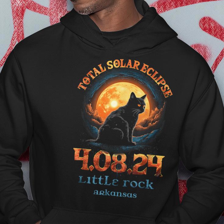 40824 Total Solar Eclipse 2024 Little Rock Arkansas Hoodie Unique Gifts