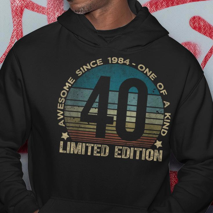 40Th Birthday 40 Year Old Vintage 1984 Limited Edition Hoodie Funny Gifts