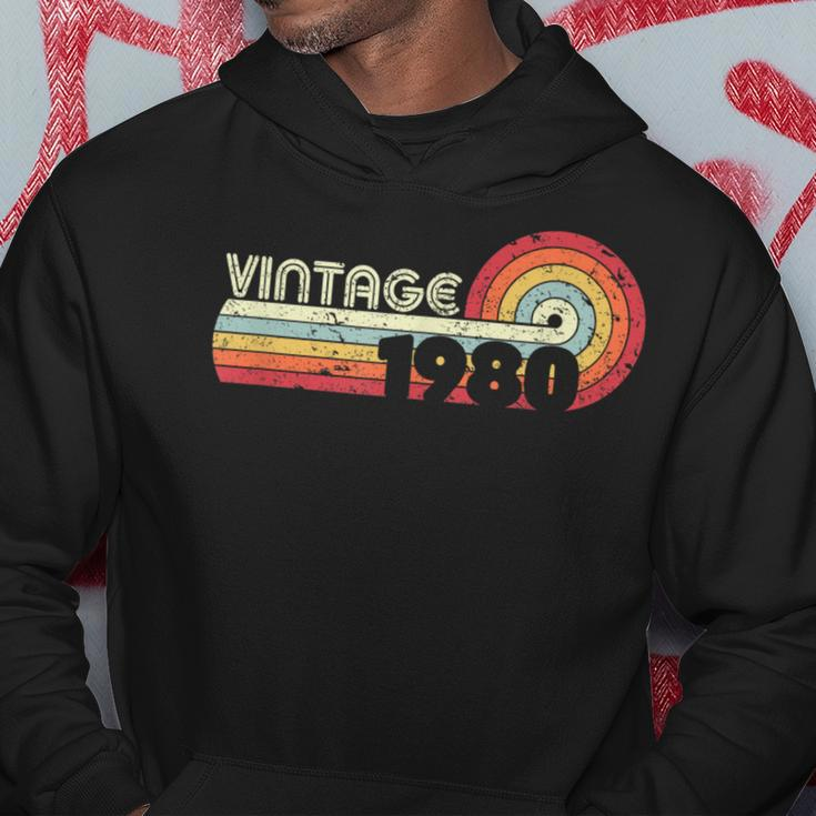 40Th Birthday Classic Vintage 1980 Hoodie Funny Gifts