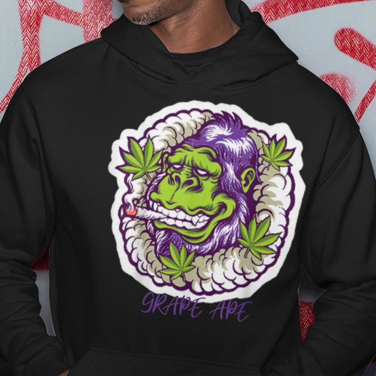 420 Cannabis Culture Grape Ape Weed Strain Hoodie Unique Gifts