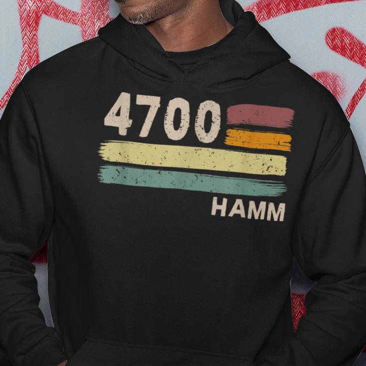 4700 Hamm Retro Postcode Old Zip Vintage Hoodie Lustige Geschenke