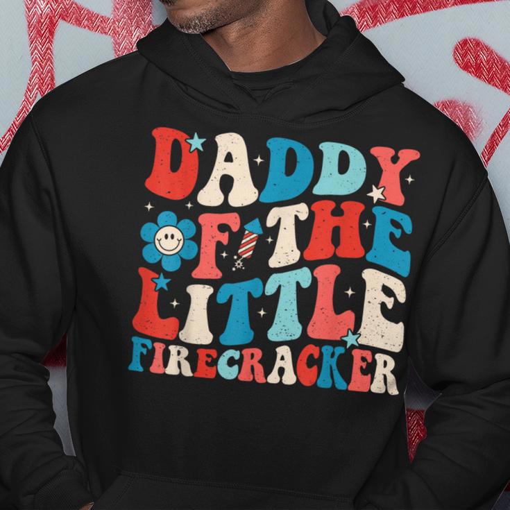 4Th Of July Birthday Dad Daddy Of The Little Firecracker Hoodie Unique Gifts