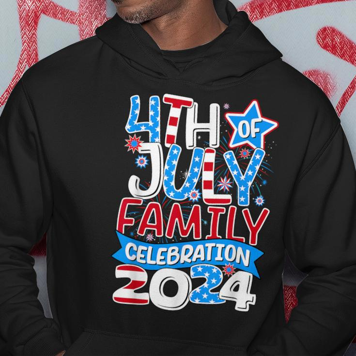 4Th Of July Family Celebration 2024 Family Matching Group Hoodie Unique Gifts
