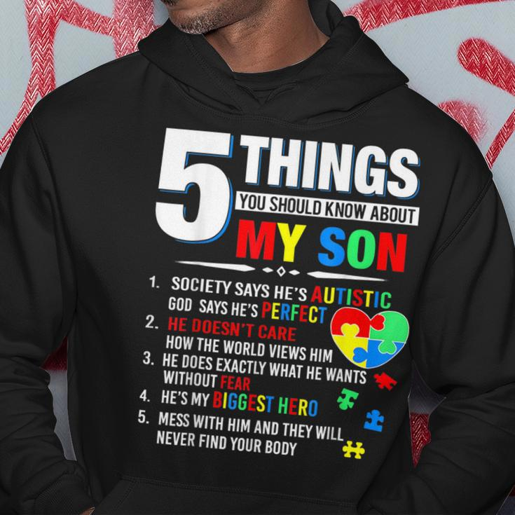 5 Things You Should Know About My Son Autism Awareness Hoodie Unique Gifts