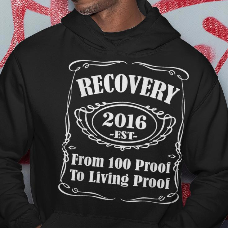 5 Years Of Sobriety Recovery Clean And Sober Since 2016 Hoodie Unique Gifts