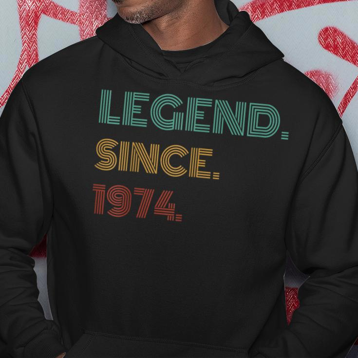 50 Years Old Legend Since 1974 50Th Birthday Hoodie Funny Gifts
