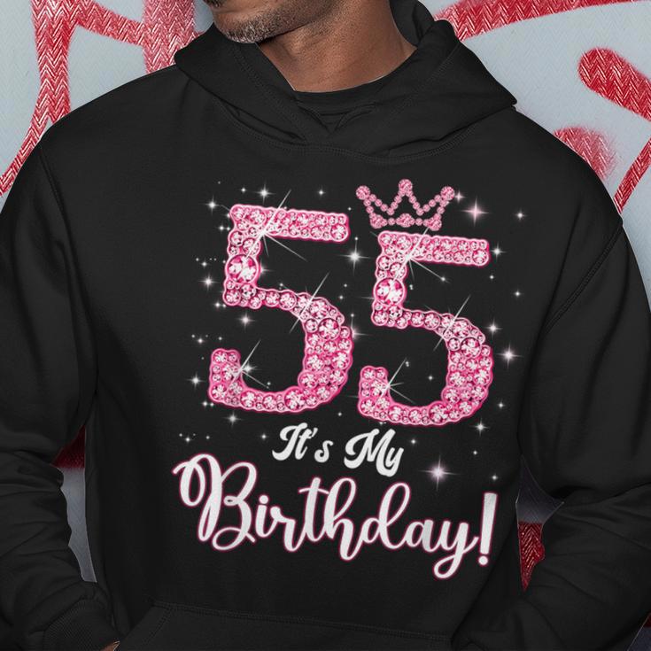 55 It's My Birthday Happy Birthday To Me 55Th Birthday Hoodie Unique Gifts