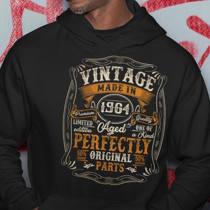 60 Years Old Vintage Made In 1964 60Th Birthday Men Hoodie Unique Gifts