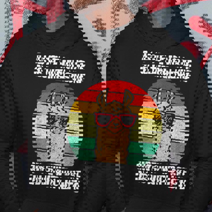 66 Jahre - Gott schuf Perfektion, Hoodie zum 66. Geburtstag Lustige Geschenke
