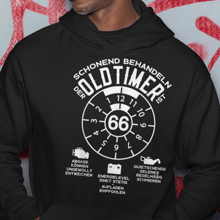 66 Jahre Schonend Treatment Oldtimer 66 Geburtstag Hoodie Lustige Geschenke