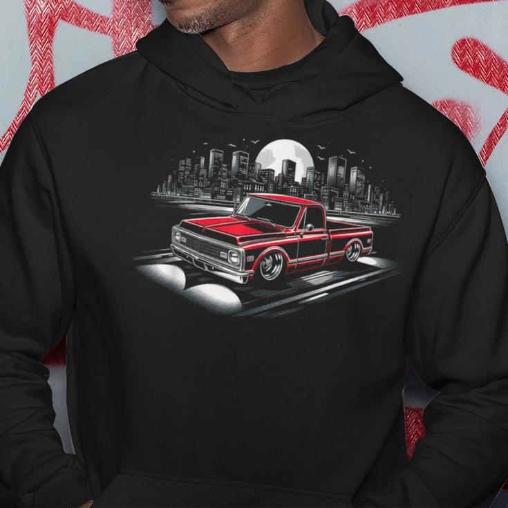 67-72 Classic C10 Pickup Truck Slammed Lowered Airride Hoodie Personalized Gifts