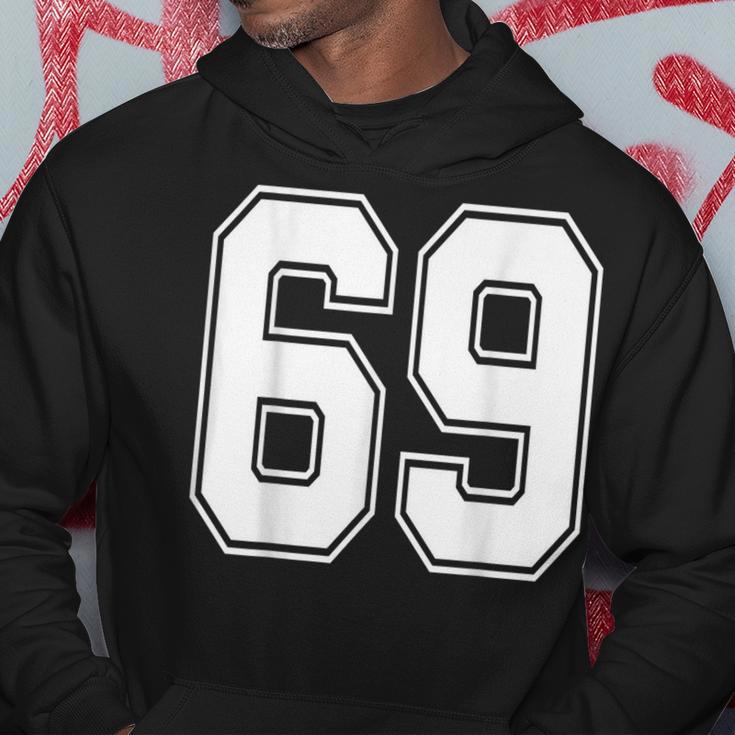 69 Number 69 Sports Jersey My Favorite Player 69 Hoodie Unique Gifts