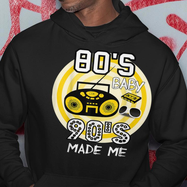 80S Baby 90S Made Me Classic Vintage Retro Graphic Hoodie Unique Gifts