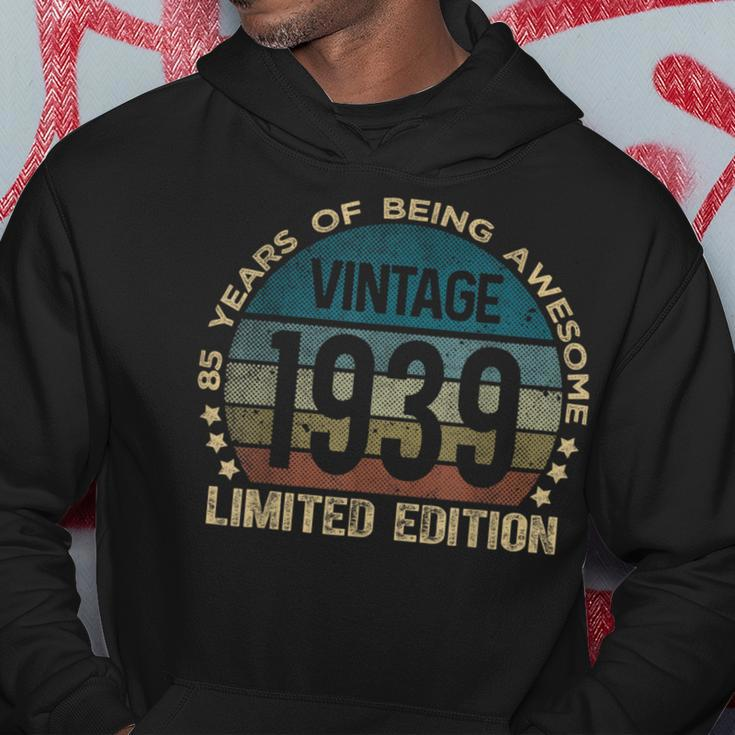 85Th Birthday 85 Year Old Vintage 1939 Limited Edition Hoodie Personalized Gifts