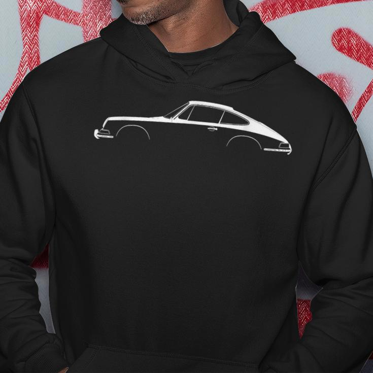 911 Silhouette Classic Car Retro Vintage Light Hoodie Personalized Gifts