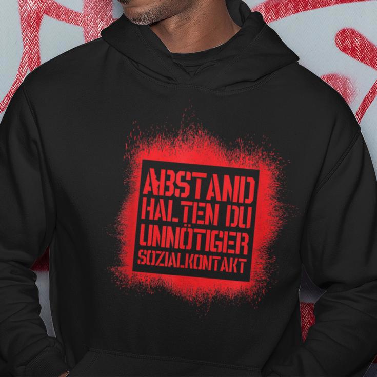 Abstand Halten Du Unnötiger Sozialkontakt S Hoodie Lustige Geschenke