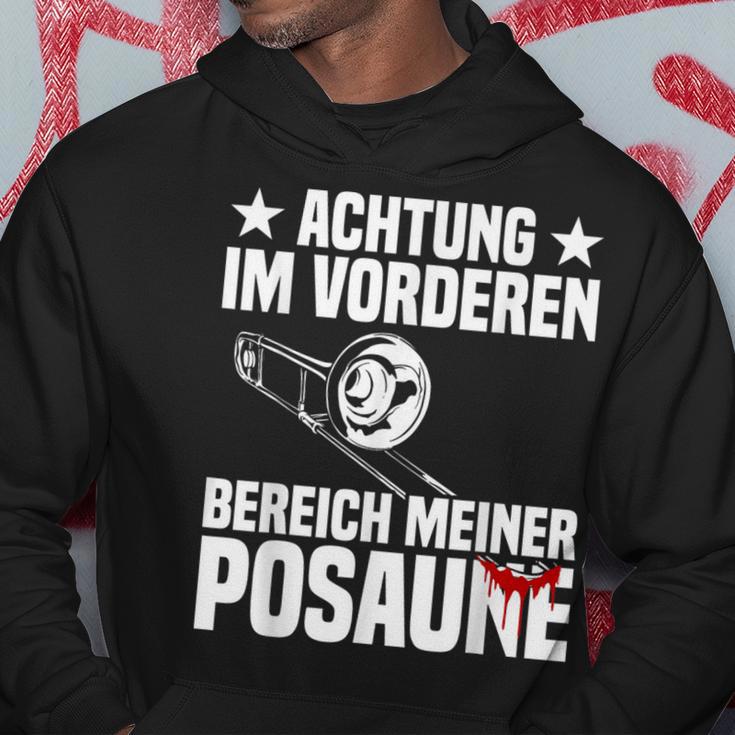 Achtung Trombonist Hoodie Lustige Geschenke